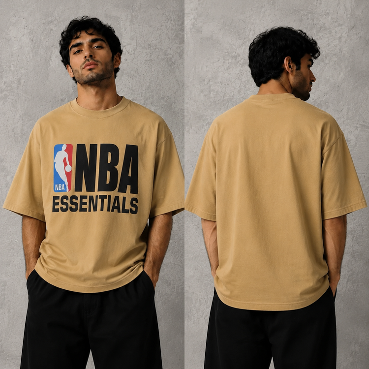 تیشرت مردانه قواره باکسی NBAنخ 28 با کیفیت