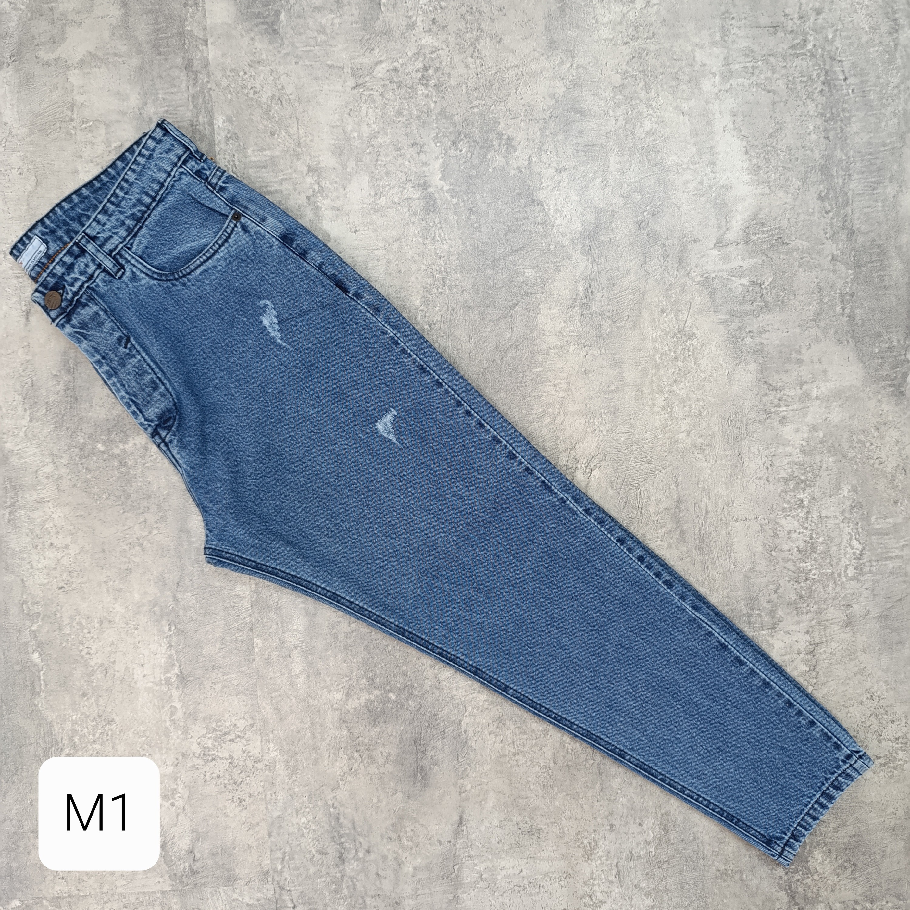 شلوار جین مردانه مدل مام فیت کد M1