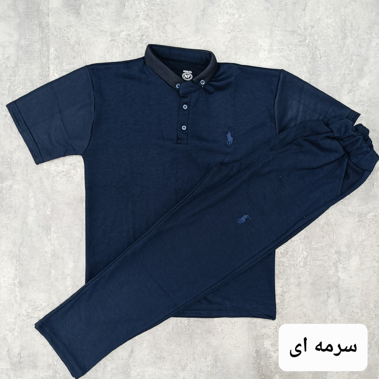 تیشرت و شلوار مردانه POLO یقه فرنچ
