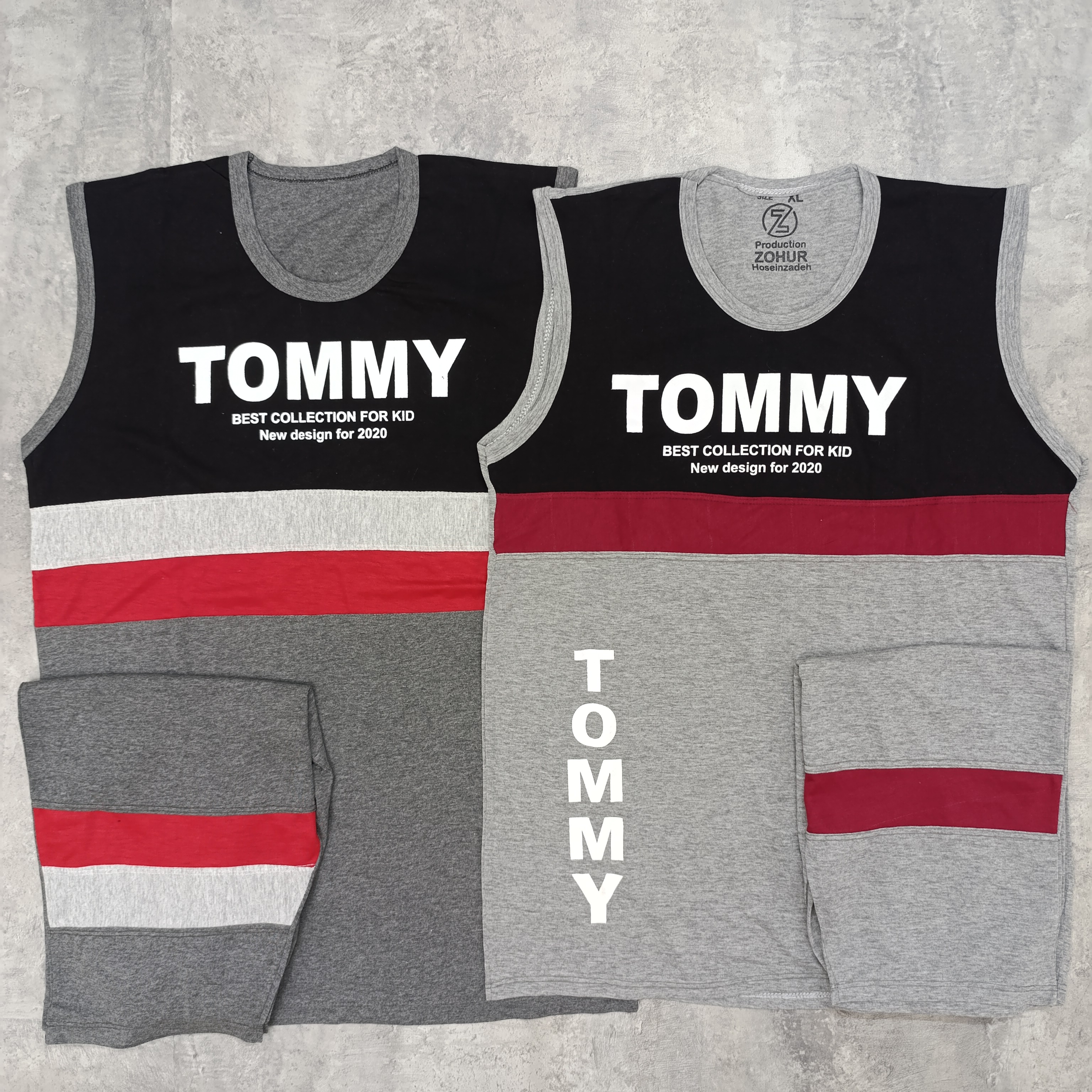 تاپ شلوارک مردانه Tommyملانژ در 2سایز