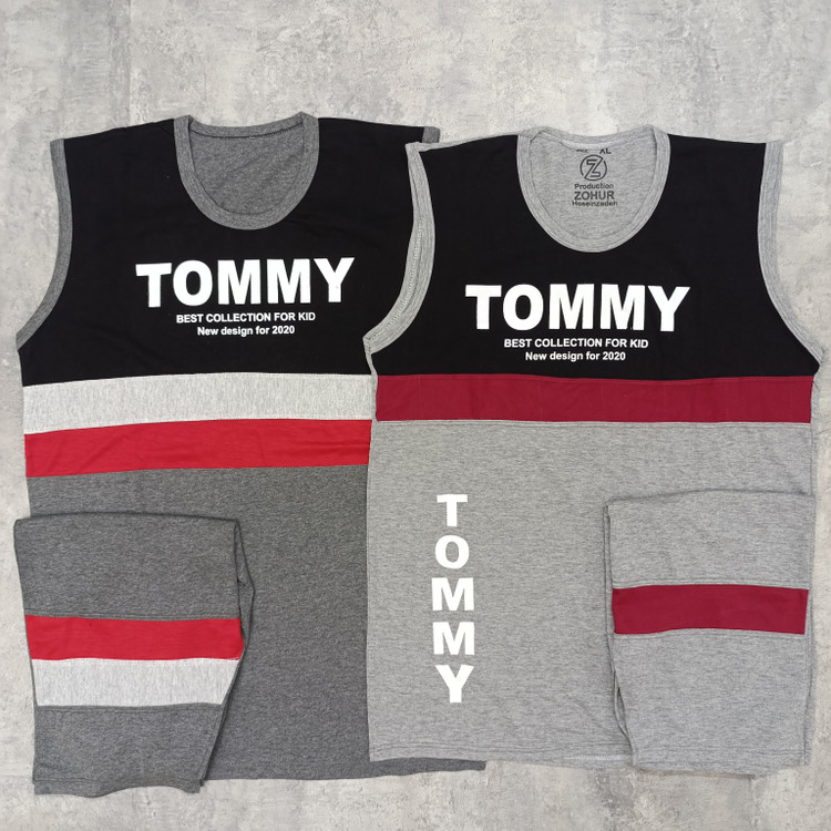 تاپ شلوارک مردانه Tommyملانژ در 2سایز