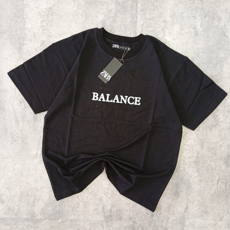 تیشرت مردانه دورس دو نخ BALANCE قواره باکسی