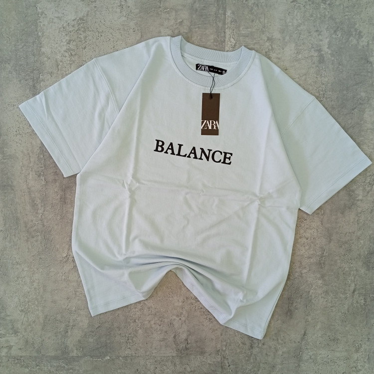 تیشرت مردانه دورس دو نخ BALANCE قواره باکسی