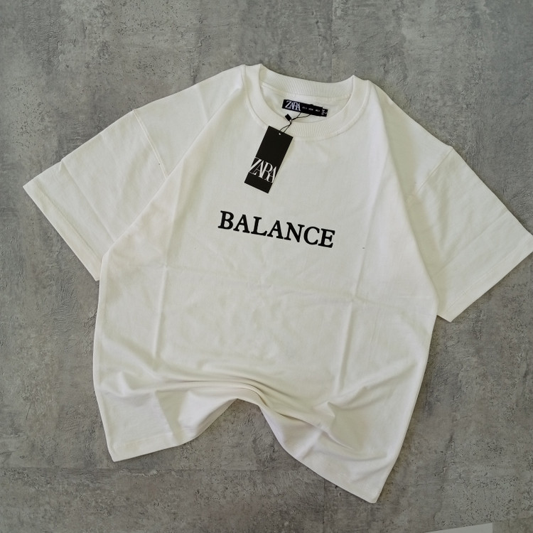تیشرت مردانه دورس دو نخ BALANCE قواره باکسی